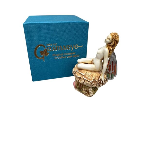 Tale Of Gramarye Cypera Faerie Figurine Trinket Jewelry Box Harmony Kingdom - Picture 2 of 10